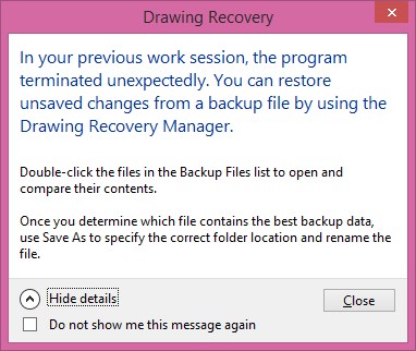 Drawing-Recovery